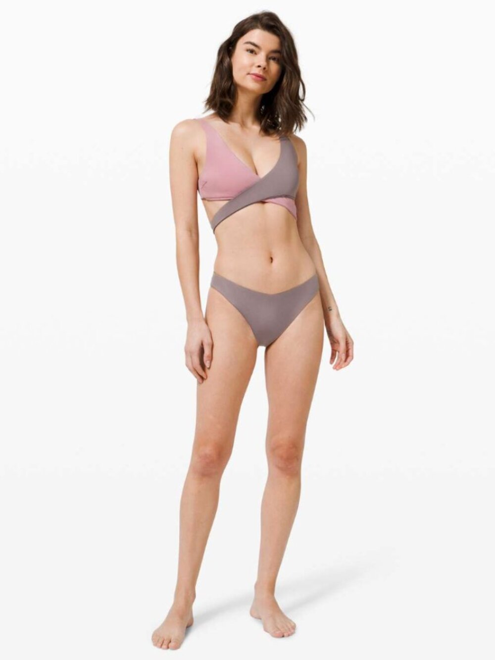 Lululemon All That Glimmers Reversible Bikini Bottoms, size M